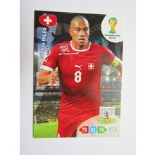 Gokhan Inler - Switzerland 2014 Panini Adrenalyn XL Brazil World Cup (ef1)