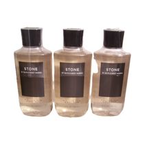 Bath & Body Works Stone 3 in 1 Hair, Face & Body Wash 10 fl oz 3 Pack