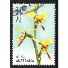 AUSTRALIA 2025: NATIVE ORCHIDS - $1.50 TIGER ORCHID USED (G6)