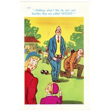 SEASIDE COMIC POSTCARD BY TROW NUMBER 12021 PUBLISHED BY BROOK PUBLISHING (3805)