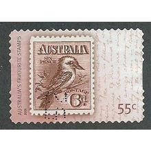AUS 2009 55c(S/A) 'FAVOURITE STAMPS ' FINE USED (EBID37-224)