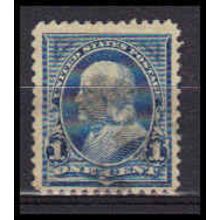 Used 264 1c Benjamin Franklin Almost Very Fine RA1027