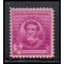 886 3c Augustus Saint-Gaudens Just Clears MNH KA4234