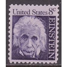 United States 1966 Albert Einstein 8c Mint Never Hung SG 1267 VGC