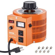 2000VA Auto Variable Voltage Transformer, 15.3 Amp, 110V Input 0-130V Output...