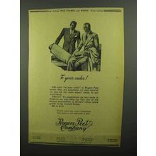 1942 Rogers Peet Company Ad - To Your Order