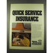 1975 Home Insurance Ad - A&W Restaurants