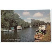 The River Medway at Tonbridge Kent Postcard 0102