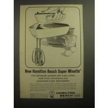 1963 Hamilton Beach Super Mixette Mixer Advertisement