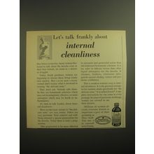 1963 Zonite Personal Antiseptic Ad - Let's talk frankly