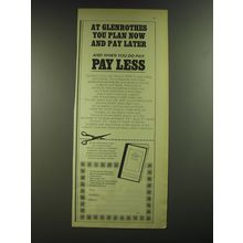 1969 Glenrothes Development Corporation Ad - You plan now and pay later