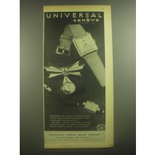 1945 Universal Geneva Watches Ad
