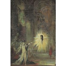 Gustave Moreau L'Apparition French Ghost Rare Painting Postcard