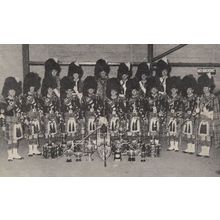 Invergordon Distillers Scottish Pipe Military Band Antique Postcard