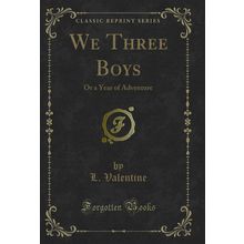 We Three Boys: Or a Year of Adventure (Classic Reprint)