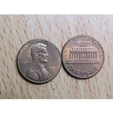1983d USA 1 Cent Lincoln Memorial Coin