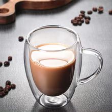 Woodside Home Lving Heat Resistant Borosilicate Double Wall Glass Cup