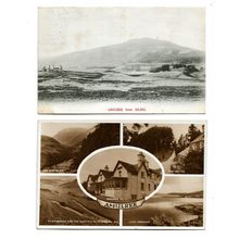 2 postcards lot Scotland Perthshire Amulree undivided 1900s & multiview 1960s ?