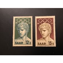 ICOLLECTZONE Germany Saar B109-110 VF Hinged