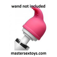Nuzzle Tip Silicone Massage Wand Attachment Pink Full Body Massager Feels Great