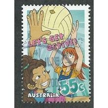 AUS 2009 55c 'LETS GET ACTIVE' FINE USED (EBID34-906)