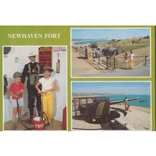 Newhaven Port Built To Defend From France Invasion Sussex War WW2 Postcard