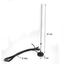 ANTENA MAGNETICA BIBANDA PARA COCHE CON CONECTOR SMA MACHO PARA WOUXUN KG-UVD2