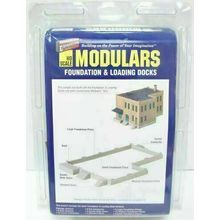 Walthers 933-3724 HO Foundation&Loading Docks Bldg Kit