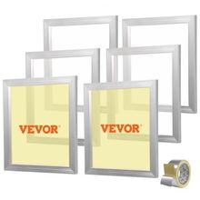 Screen Printing Kit, 6 Pieces Aluminum Silk Screen Printing Frames, 18x20inc...