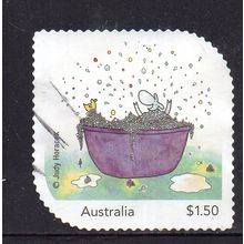 2024 WHERE IS THE GREEN SHEEP? USED SELF-ADHESIVE MYSTAMP. 21/22