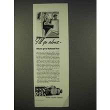 1939 Barbasol Shaving Cream Ad - I'll Go Alone