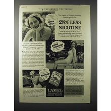 1941 Camel Cigarette Ad - Dorothy Van Nuys