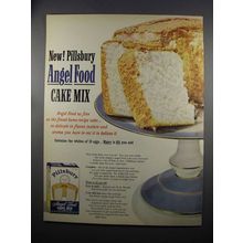 1953 Pillsbury Angel Food Cake Mix Ad