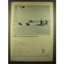 1966 Collins Radio Ad - First Environmental Test Lab