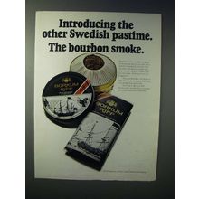 1970 Borkum Riff Pipe Tobacco Ad - Swedish Pastime