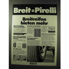 1977 Pirelli Tires Ad - in German - Breit=Pirelli