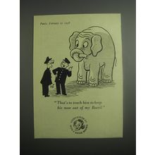 1948 Bovril Drink Ad - That's to teach him to keep his nose out of my Bovril
