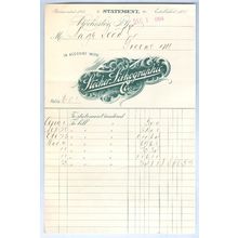 New York Rochester Letterhead / Billhead Stecher Lithographic Co. ~50