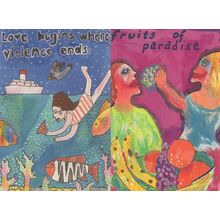 Love Begins Where Violence Ends 2x Peace Postcard s