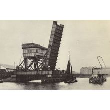 Bascule Bridge Barking Essex in 1920 Real Photo Postcard