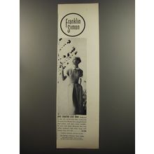 1953 Franklin Simon Dress by Joni Modes Advertisement