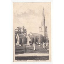 Painswick Church Postcard Gloucestershire Publisher M Barton