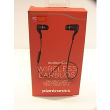 Plantronics BackBeat Go 2 88600-60 Bluetooth Stereo Wireless Headset Earbuds BLK