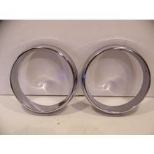 1967 Chrysler Head Light Bezels New Yorker Newport Mopar 2582640