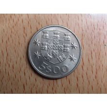 Portugal 1986 $5 Escudos Coin