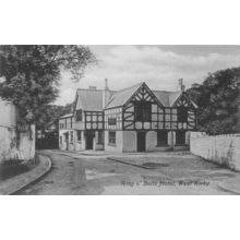 Billiards & Bowling at Ring O Bells Hotel West Kirby Yorkshire Postcard