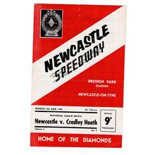 Newcastle v Cradley Heath 1964 speedway programme