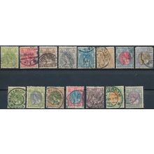 Queen Wilhelmina: 15 Values - Netherlands 1899 - Used Hinged