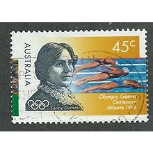 AUS 1996 45c 'OLYMPICS -FANNY DURACK' FINE USED (EBID38-906)