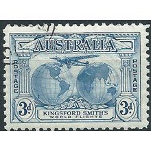 Australia 1931 SG122 3d Blue Fine Used .. ..